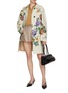 Figure View - Click To Enlarge - PRADA - Floral Print Trench Coat