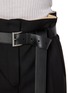  - PRADA - Belted Virgin Wool Pants