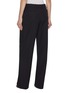 Back View - Click To Enlarge - PRADA - Brooch Detail Wool Trousers