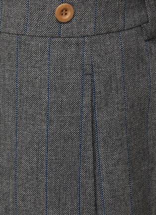  - PRADA - Belted Wool Mini Skirt