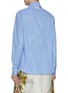 Back View - Click To Enlarge - PRADA - Striped Cotton Poplin Shirt