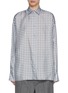 Main View - Click To Enlarge - PRADA - Printed Silk Pyjama Blouse