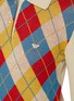  - PRADA - Polo Collar Argyle Knitted Top