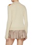 Back View - Click To Enlarge - PRADA - Polo Collar Argyle Knitted Top