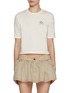 Main View - Click To Enlarge - PRADA - Logo Short Sleeve Cotton Jersey T-shirt