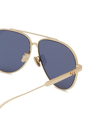 Detail View - Click To Enlarge - DIOR - Diorcannage Metal Aviator Sunglasses