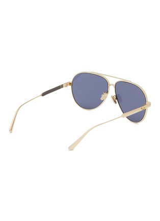 Figure View - Click To Enlarge - DIOR - Diorcannage Metal Aviator Sunglasses