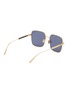 Figure View - Click To Enlarge - DIOR - Metal Diorcannage Square Sunglasses