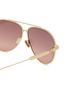 Detail View - Click To Enlarge - DIOR - Metal Diorcannage Sunglasses