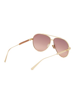 Figure View - Click To Enlarge - DIOR - Metal Diorcannage Sunglasses