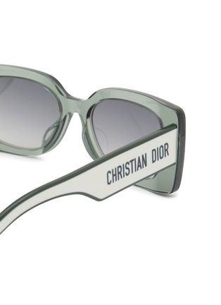 Detail View - Click To Enlarge - DIOR - DiorPacific S1U Acetate Rectangular Sunglasses