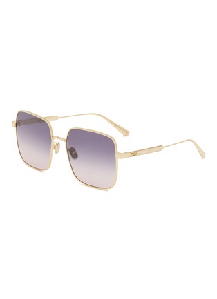 Main View - Click To Enlarge - DIOR - Metal Diorcannage Square Sunglasses