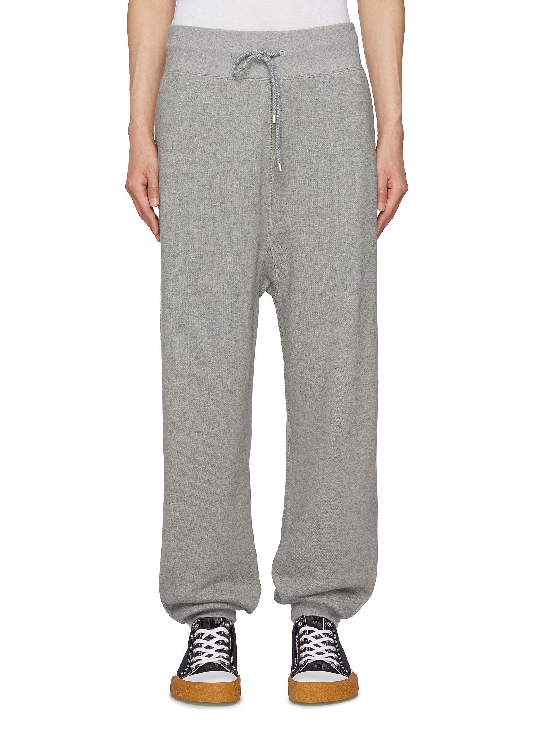 LOEWE Cotton-blend sweatpants コットンブレンド スウェット Cotton-blend sweatpants in grey - Loewe | Mytheresa