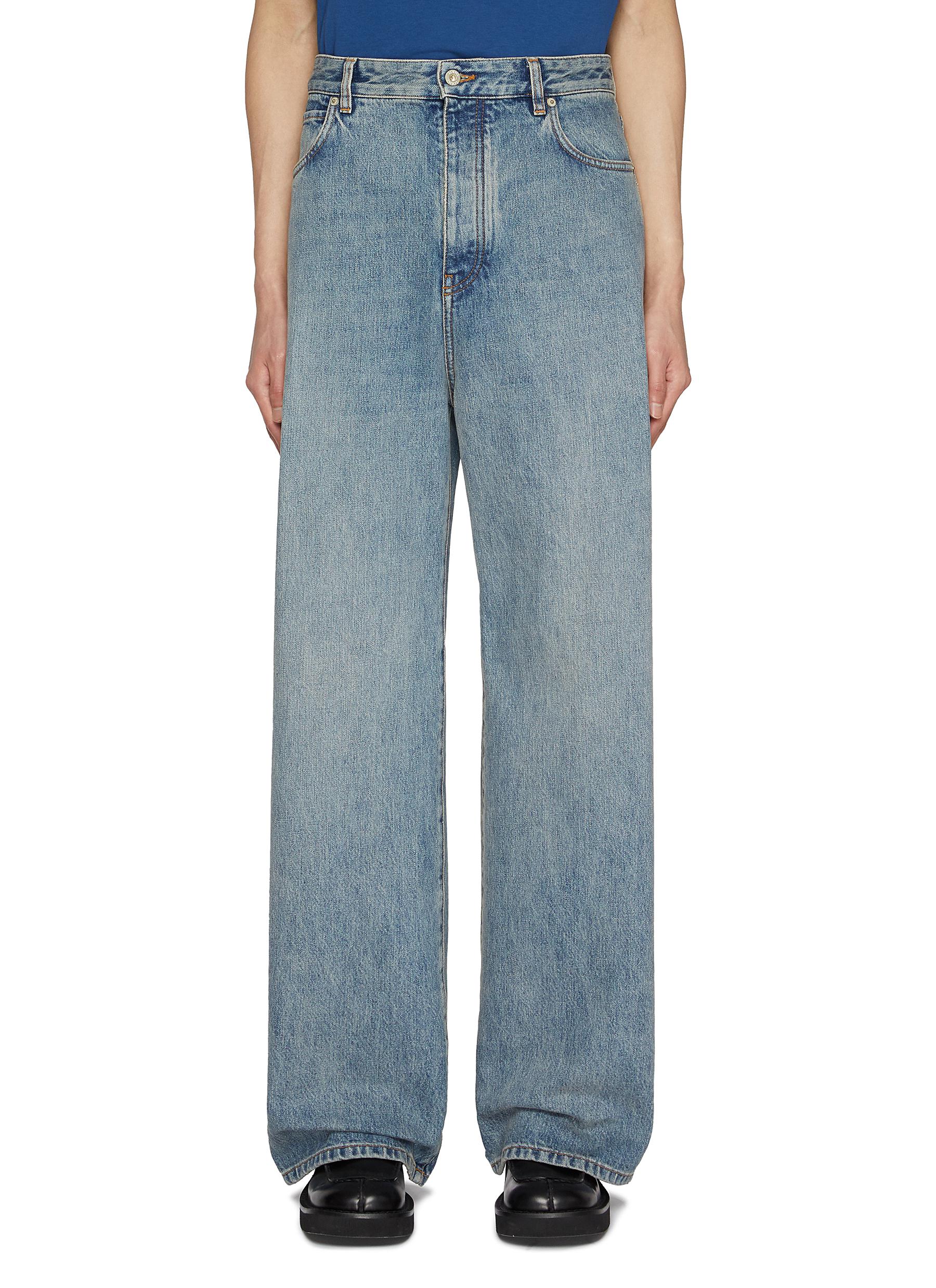 LOEWE | Medium-Washed Wide Leg Jeans | Men | Lane Crawford LOEWE | Medium-Washed Wide Leg Jeans | Men | Lane Crawford