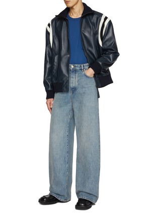 Figure View - Click To Enlarge - LOEWE - Medium-Washed Wide Leg Jeans