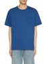 Main View - Click To Enlarge - LOEWE - Embroidered Anagram Pocket Crewneck Cotton T-Shirt