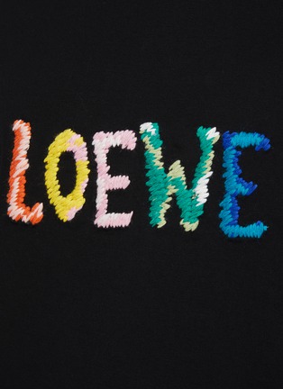  - LOEWE - Multi-Colour Logo Cotton T-Shirt