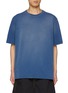 Main View - Click To Enlarge - LOEWE - Contrast Rolled Sleeves Cotton T-Shirt