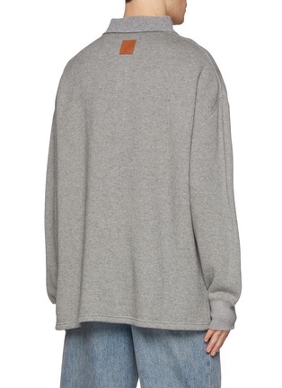 Back View - Click To Enlarge - LOEWE - Polo Cotton Cashmere Sweatshirt