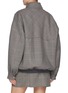 Back View - Click To Enlarge - MIU MIU - Prince Des Galles Pocket Virgin Wool Blouson Jacket