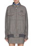 Main View - Click To Enlarge - MIU MIU - Prince Des Galles Pocket Virgin Wool Blouson Jacket