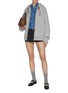 Figure View - Click To Enlarge - MIU MIU - Rope Cord Cotton Hoodie