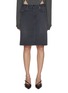 Main View - Click To Enlarge - MIU MIU - Dark Wash Denim Pencil Skirt