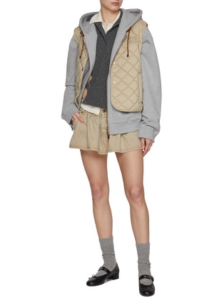 Figure View - Click To Enlarge - MIU MIU - Quilted English Style Gilet