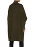 Back View - Click To Enlarge - YVES SALOMON - Mink Pocket Wool Cashmere Cape