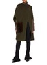 Figure View - Click To Enlarge - YVES SALOMON - Mink Pocket Wool Cashmere Cape