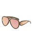 Main View - Click To Enlarge - LOEWE - Paula's Ibiza Acetate Aviator Sunglasses