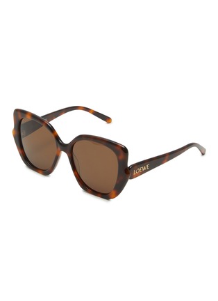 Main View - Click To Enlarge - LOEWE - Acetate Slim Square Sunglasses