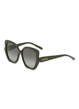 Main View - Click To Enlarge - LOEWE - Acetate Slim Square Sunglasses