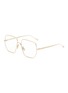 Main View - Click To Enlarge - LOEWE - Refined Metal Geometric Glasses