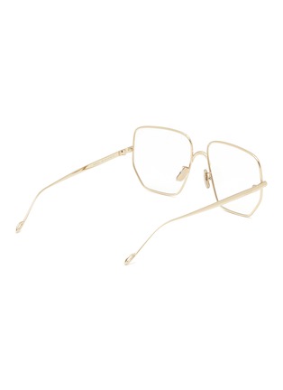 Figure View - Click To Enlarge - LOEWE - Refined Metal Geometric Glasses