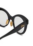 Detail View - Click To Enlarge - LOEWE - Acetate Round Glasses