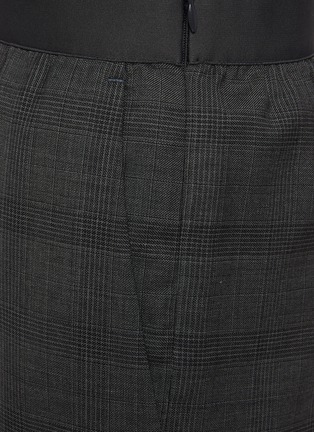  - MIU MIU - Elastic Logo Waist Wool Trousers