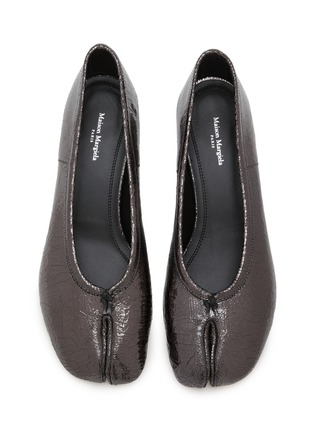 Detail View - Click To Enlarge - MAISON MARGIELA - Tabi Broken Mirror New Leather Ballerinas Flats