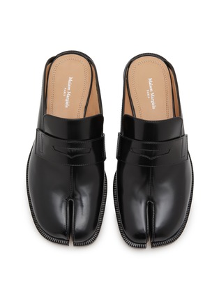 Figure View - Click To Enlarge - MAISON MARGIELA - Tabi Abrasivato Leather Loafers