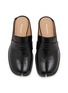 Figure View - Click To Enlarge - MAISON MARGIELA - Tabi Abrasivato Leather Loafers