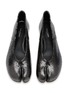 Detail View - Click To Enlarge - MAISON MARGIELA - Tabi Broken Mirror New Leather Ballerina Flats