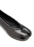 Detail View - Click To Enlarge - MAISON MARGIELA - Tabi Broken Mirror New Leather Ballerina Flats