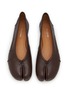 Detail View - Click To Enlarge - MAISON MARGIELA - Tabi New Leather Ballerina Flats