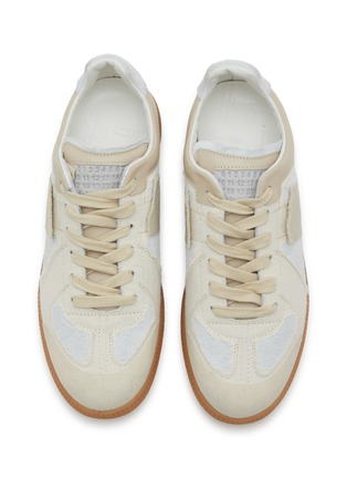 Detail View - Click To Enlarge - MAISON MARGIELA - Replica Inside Out Leather Suede Women's Sneakers