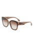 Main View - Click To Enlarge - FENDI - Fendi First Acetate Square Sunglasses