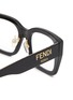 Detail View - Click To Enlarge - FENDI - Fendi Roma Acetate Rectangle Glasses