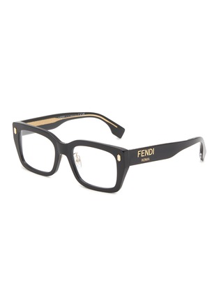 Main View - Click To Enlarge - FENDI - Fendi Roma Acetate Rectangle Glasses