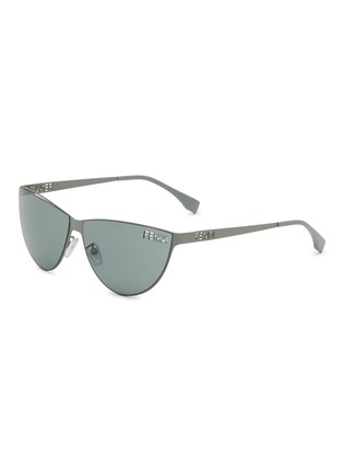 Main View - Click To Enlarge - FENDI - Fendi Cut Out Metal Frame Cat-eye Sunglasses