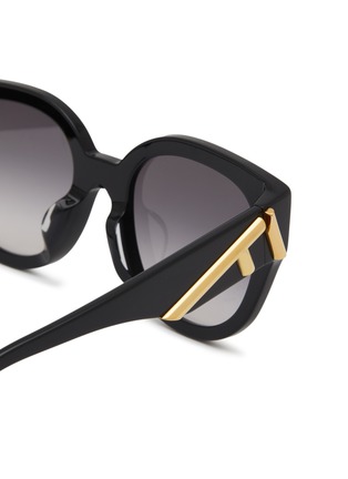Detail View - Click To Enlarge - FENDI - Fendi First Acetate Square Frame Sunglasses