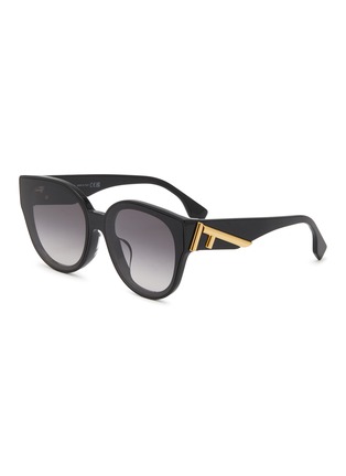 Main View - Click To Enlarge - FENDI - Fendi First Acetate Square Frame Sunglasses